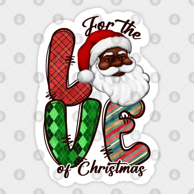 Love for the christmas Sticker by MZeeDesigns